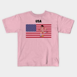 girl soccer Kids T-Shirt